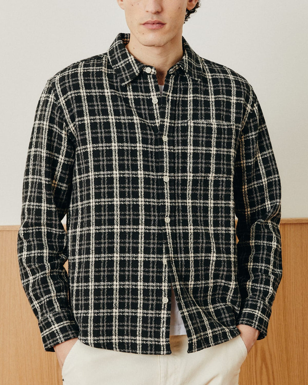 Spacerock LS-LS w/ 1 Chest Pocket-Original Madras Trading Co. (OMTC)-Corridor
