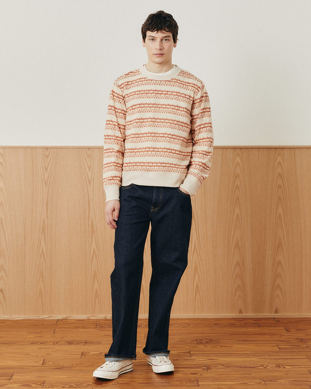 Pointelle Crewneck - Natural