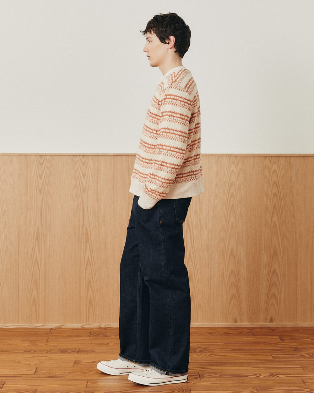 Pointelle Crewneck - Natural