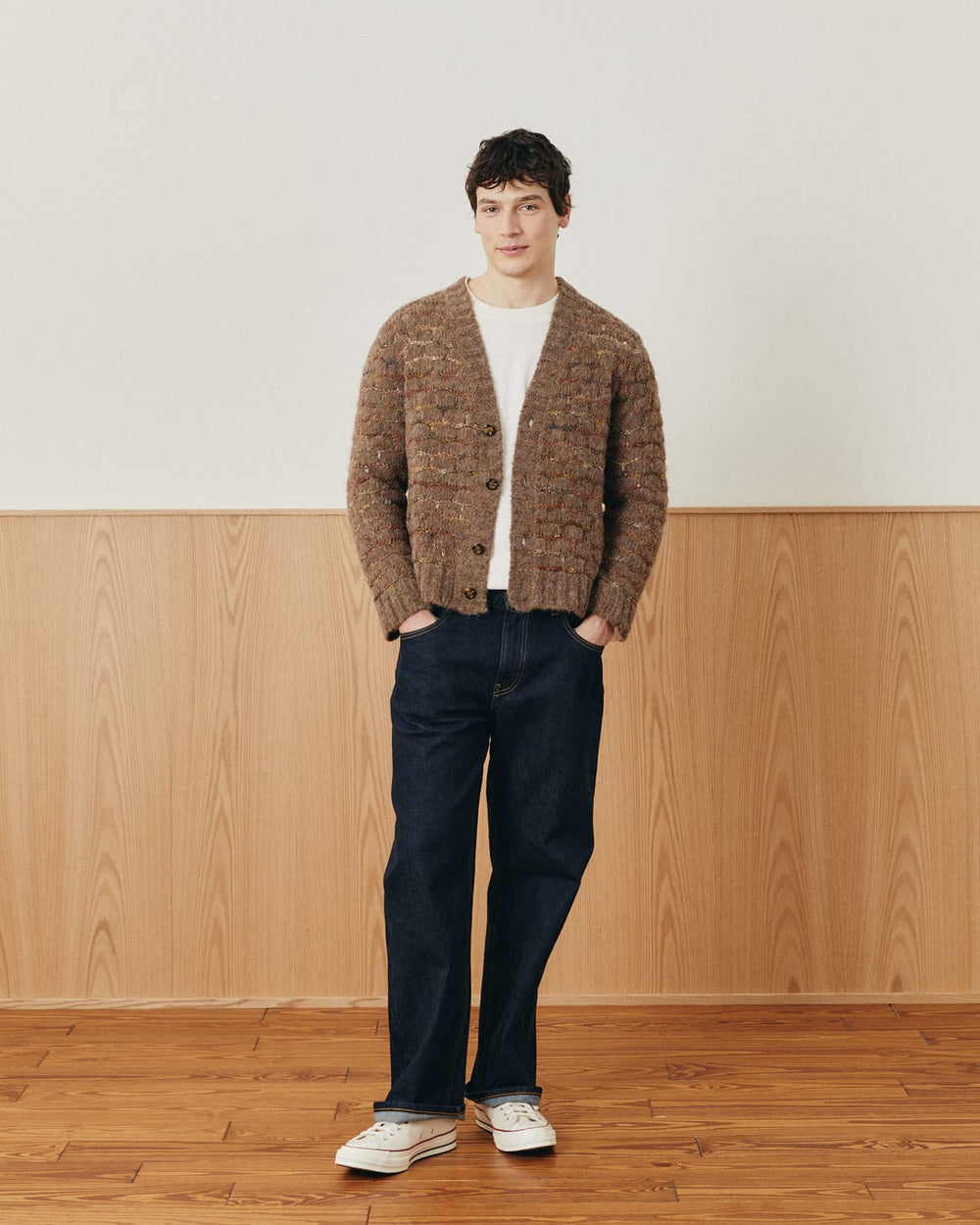 Raga Cardigan - Brown-Cardigan-Innovative Knitwear-Corridor