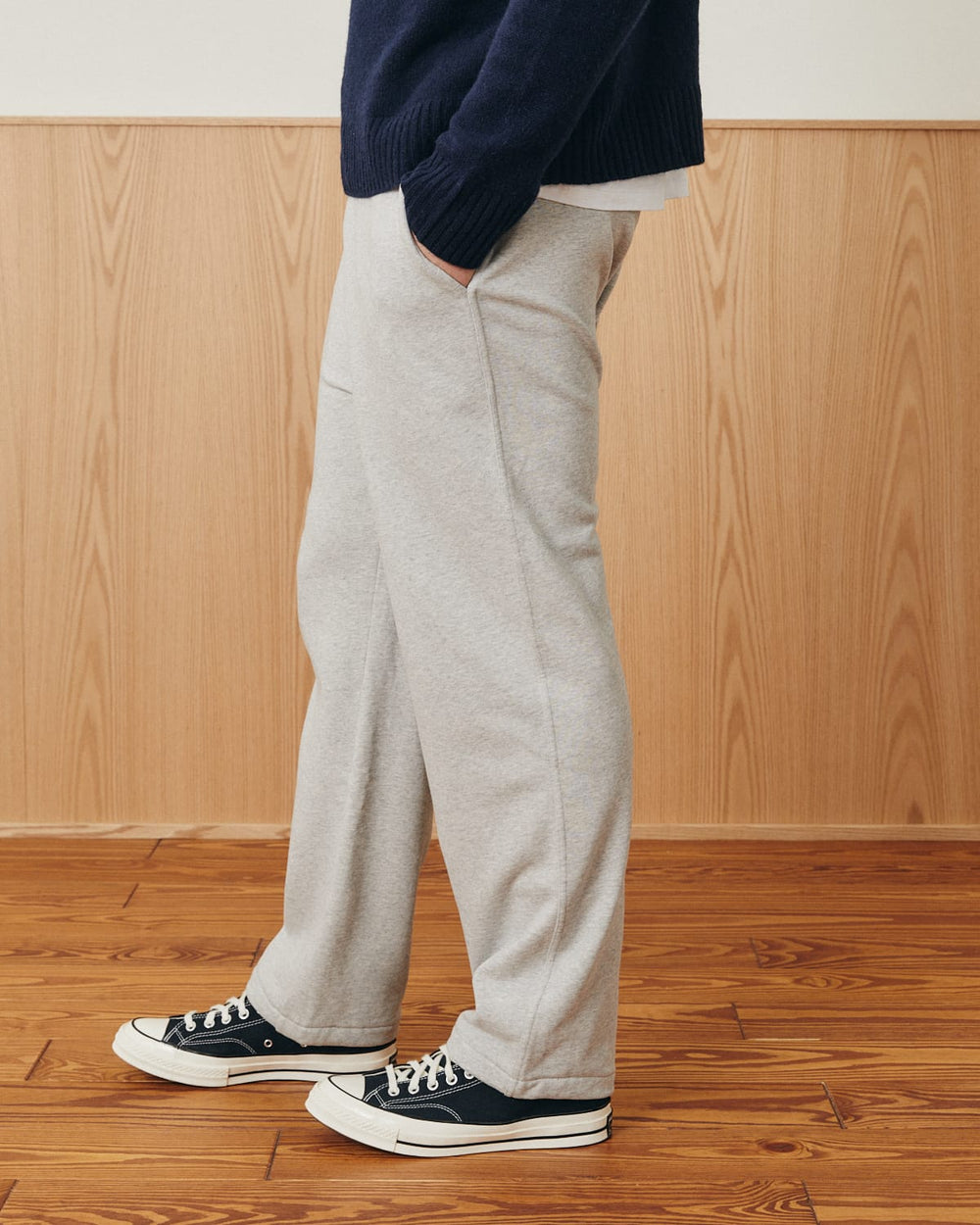 Heavyweight French Terry Sweatpant - Grey-Sweatpant-Siena-Corridor