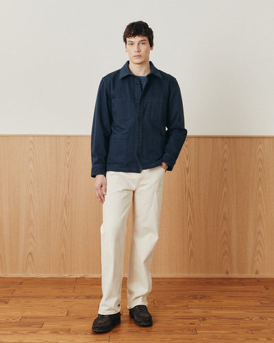 Misha Overshirt - Navy-Overshirts-Black Q-Corridor