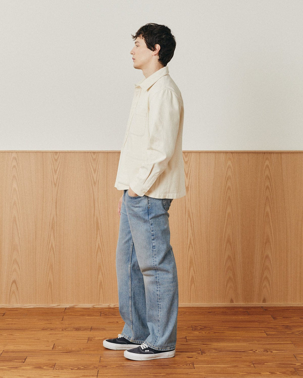 Misha Overshirt - Natural-Overshirts-Black Q-Corridor