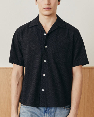 Floral Eyelet SS - Black-SS Camp-Ekviraa Designs-Corridor