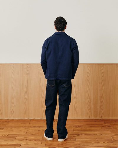 Twill Blazer - Navy-3 Button Blazer-Somelos-Corridor
