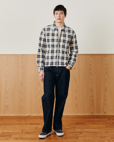 Capricorn Plaid Zip Jacket-Zip Jacket-Original Madras Trading Co. (OMTC)-Corridor