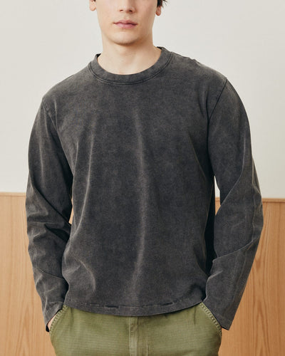 Garment Dye LS Tee - Black