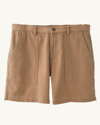 Bedford Cord Camp Pocket Shorts - Khaki