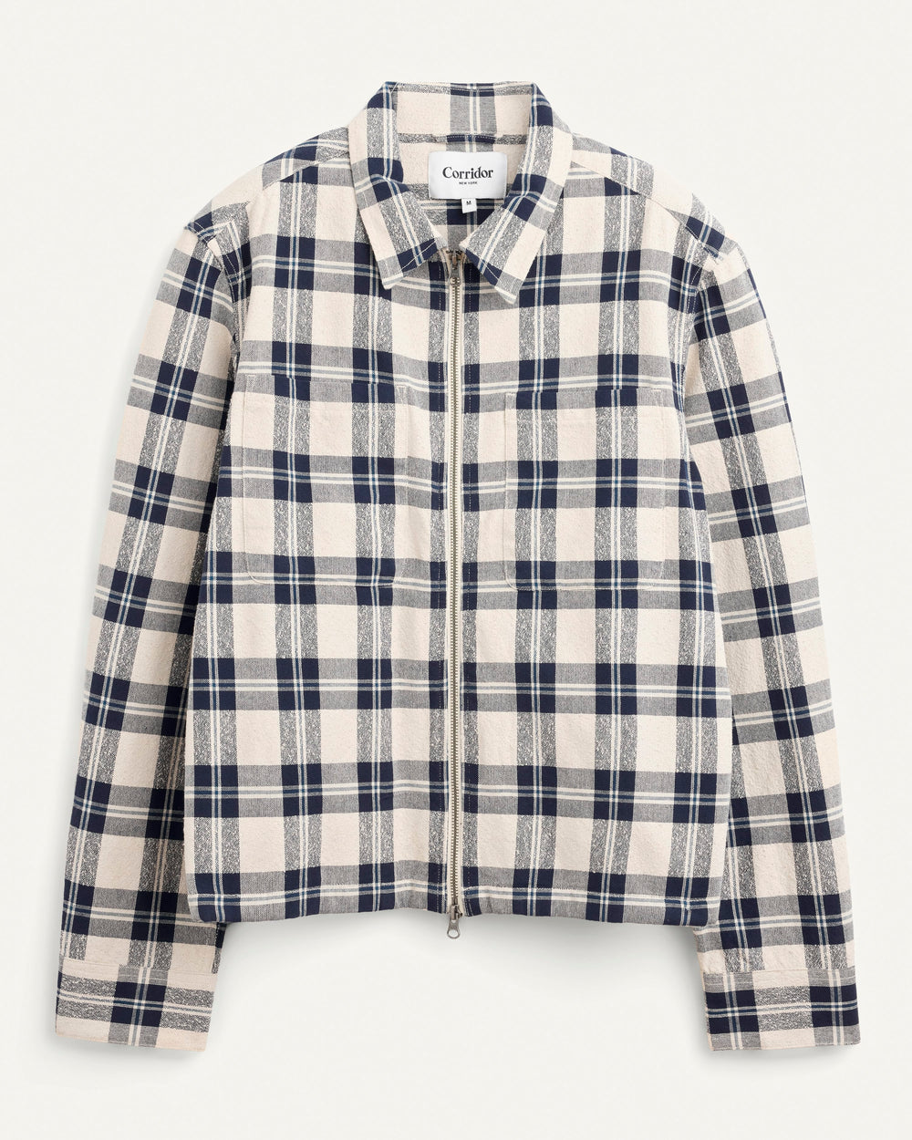 Capricorn Plaid Zip Jacket-Zip Jacket-Original Madras Trading Co. (OMTC)-Corridor
