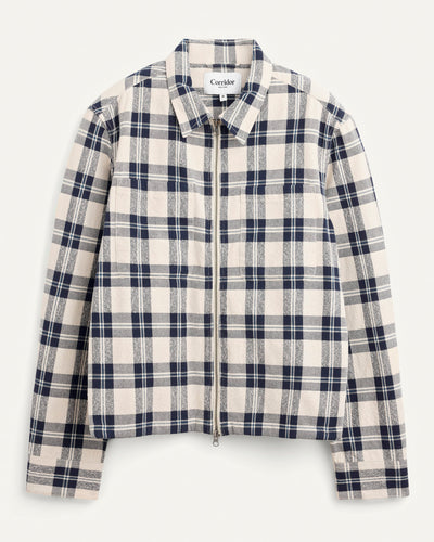 Capricorn Plaid Zip Jacket-Zip Jacket-Original Madras Trading Co. (OMTC)-Corridor