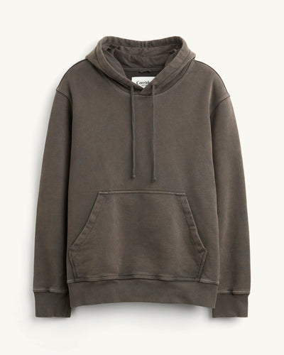 Heavyweight French Terry Hoodie - Brown-Sweatshirt-Siena-Corridor
