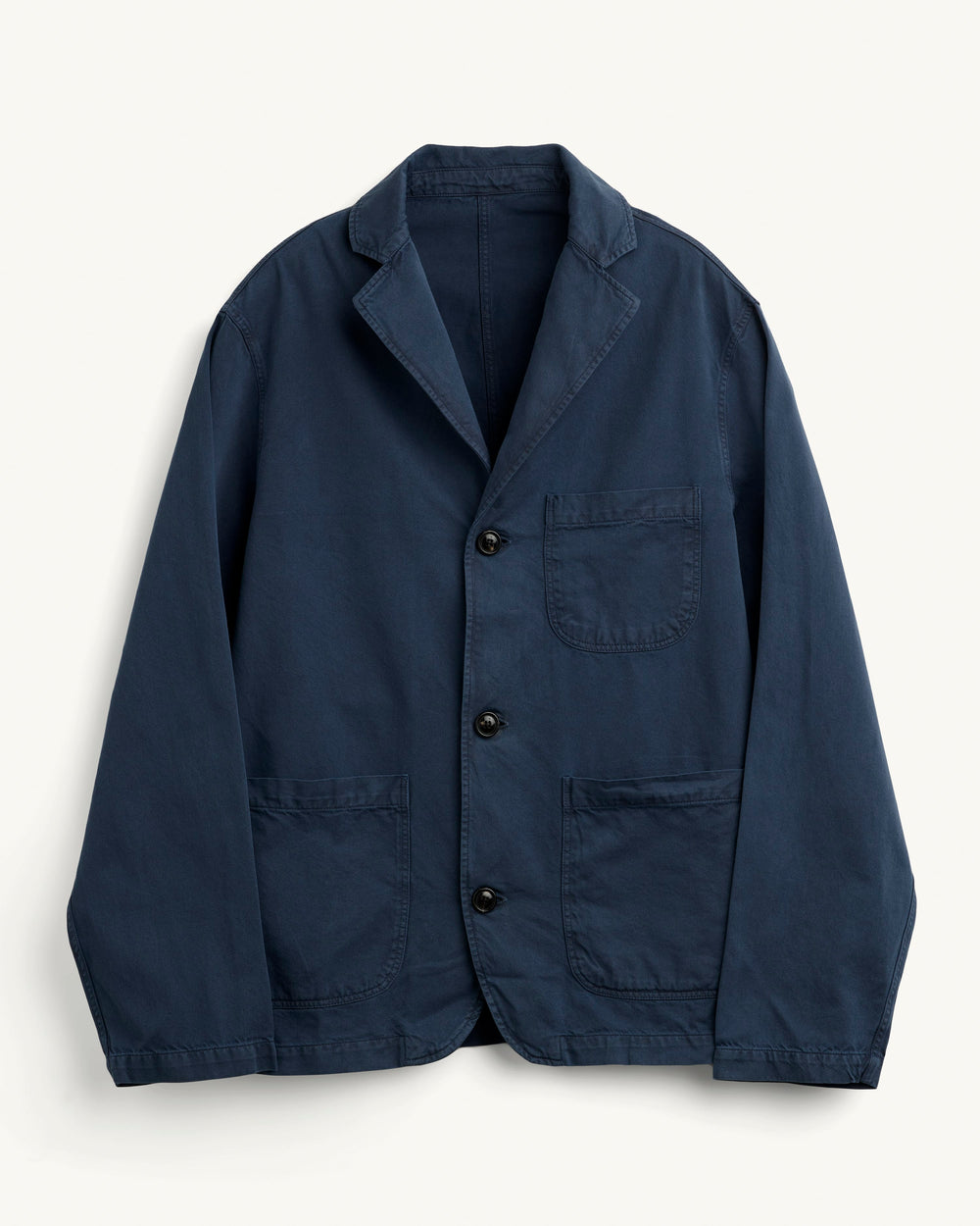 Twill Blazer - Navy