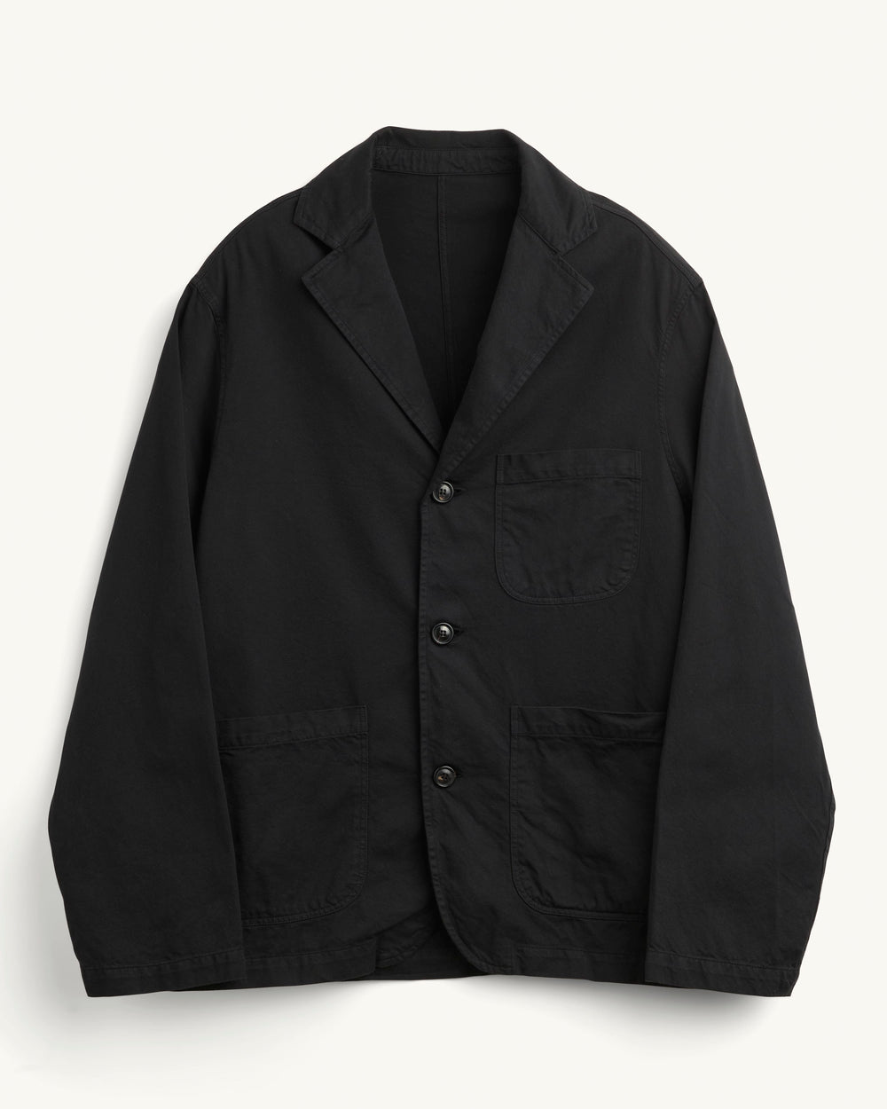 Twill Blazer - Black