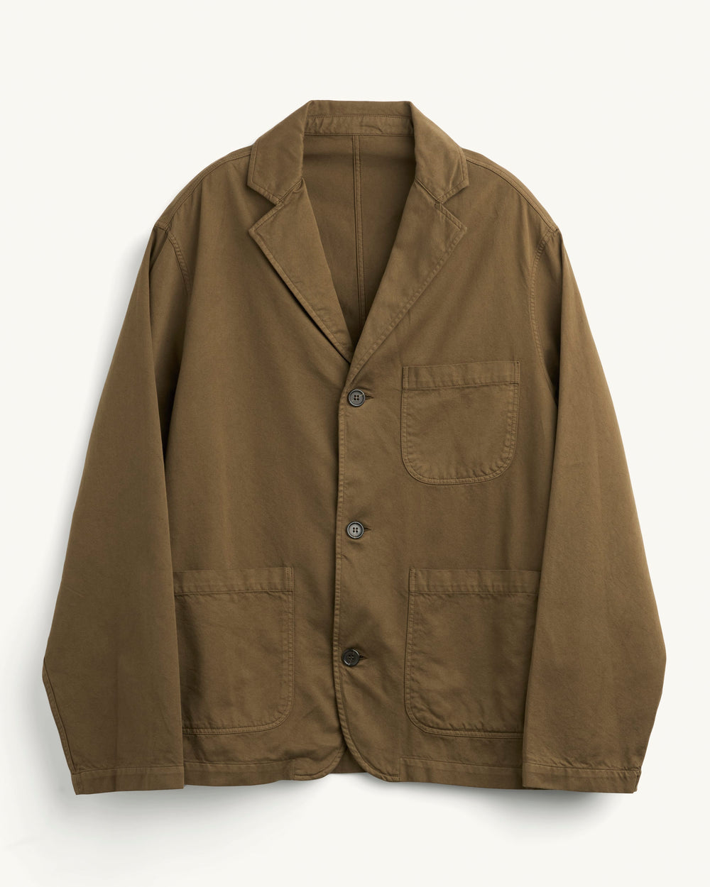 Twill Blazer - Brown