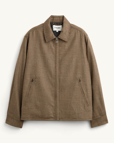 Dekalb Jacket - Brown-Zip Jacket-Black Q-Corridor