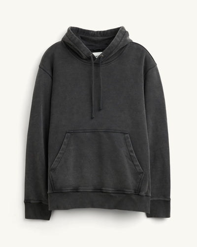 Heavyweight French Terry Hoodie - Black-Sweatshirt-Siena-Corridor