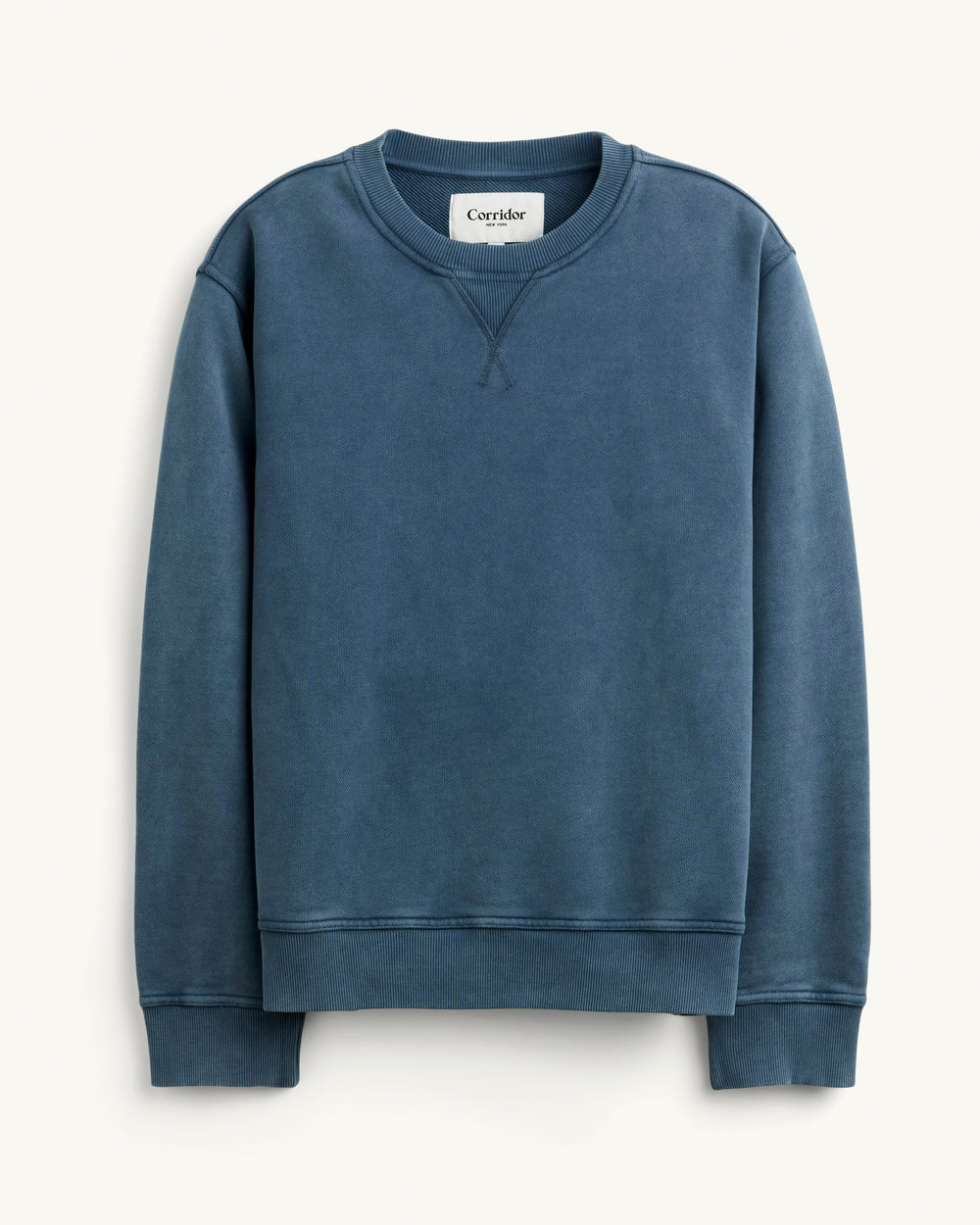French Terry Crewneck - Navy-Sweatshirt-Siena-Corridor