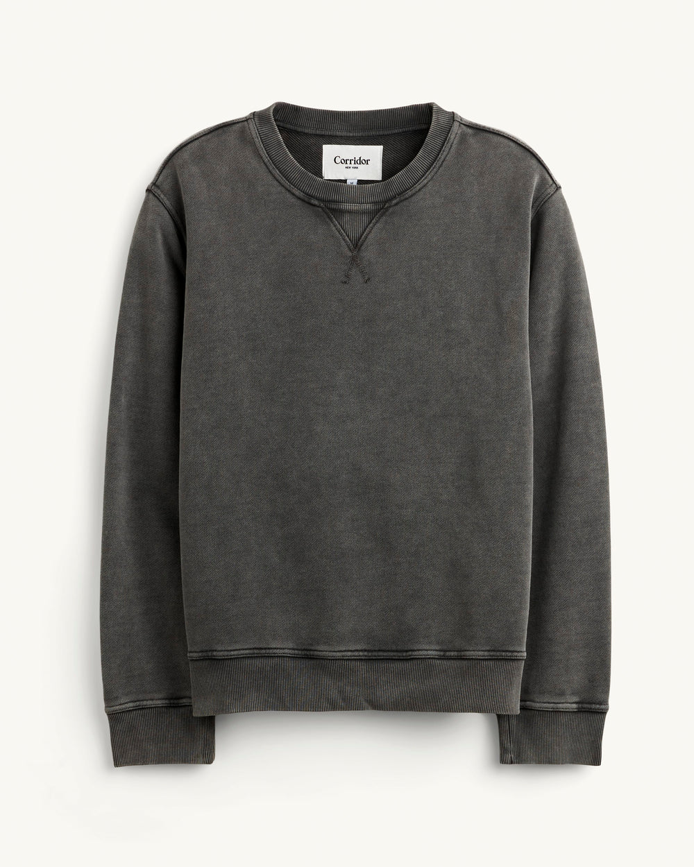 French Terry Crewneck - Black-Sweatshirt-Siena-Corridor