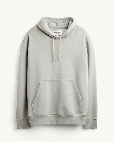 Heavyweight French Terry Hoodie - Grey-Sweatshirt-Siena-Corridor