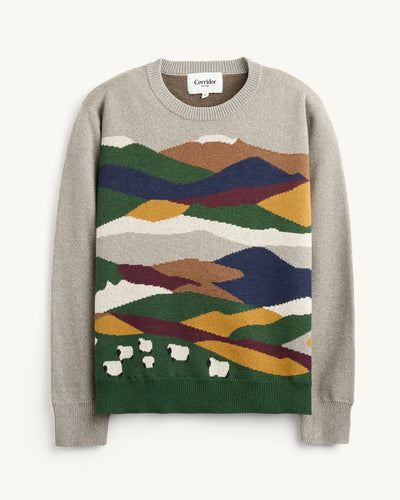 Landscape Crewneck-Crewneck Sweater-Black Q-Corridor