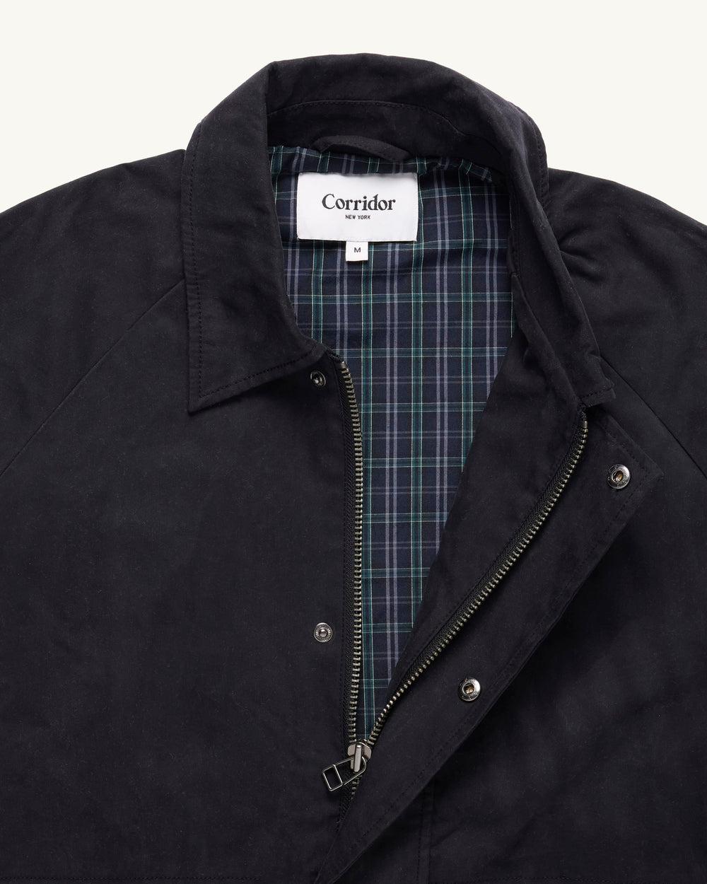 Waxed Cotton Trail Jacket - Black-Coat-Black Q-Corridor