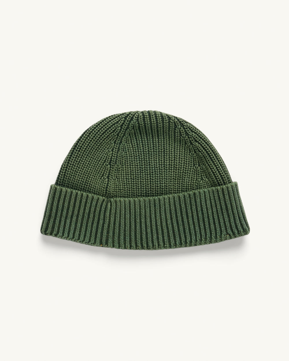 Washed Cotton Beanie - Green-Beanie-Black Q-Corridor