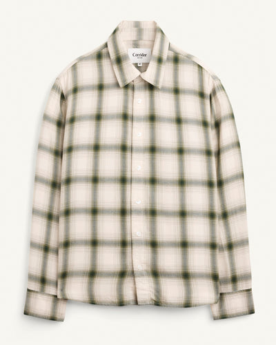 Shadow Check LS - Green-LS w/ 1 Chest Pocket-Earth Sea Trading-Corridor