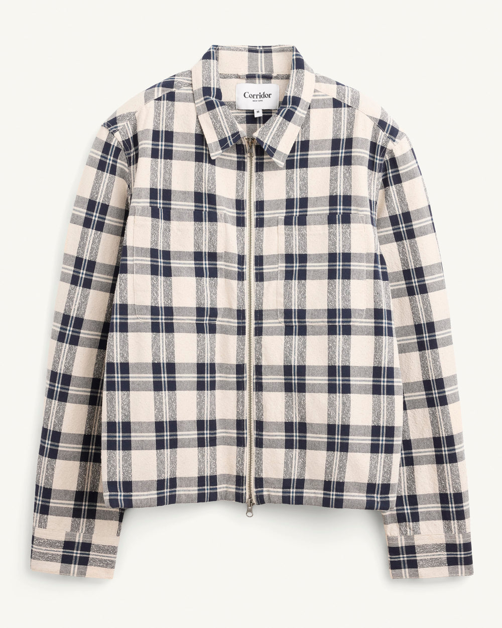 Capricorn Plaid Zip Jacket-Zip Jacket-Original Madras Trading Co. (OMTC)-Corridor