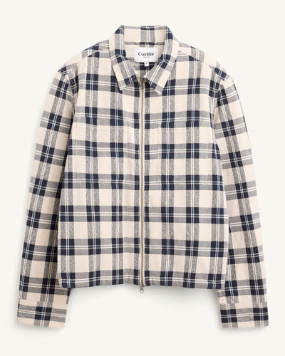 Capricorn Plaid Zip Jacket-Zip Jacket-Original Madras Trading Co. (OMTC)-Corridor