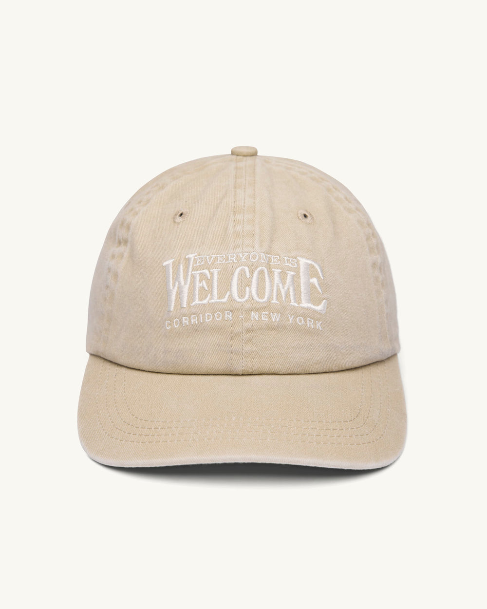 Welcome Cap - Tan-Cap-Merch Sourcing-Corridor