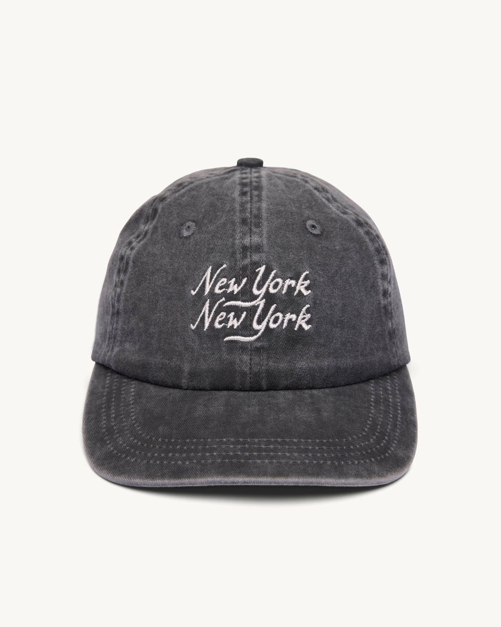 Washed Script Cap - Black-Cap-Merch Sourcing-Corridor