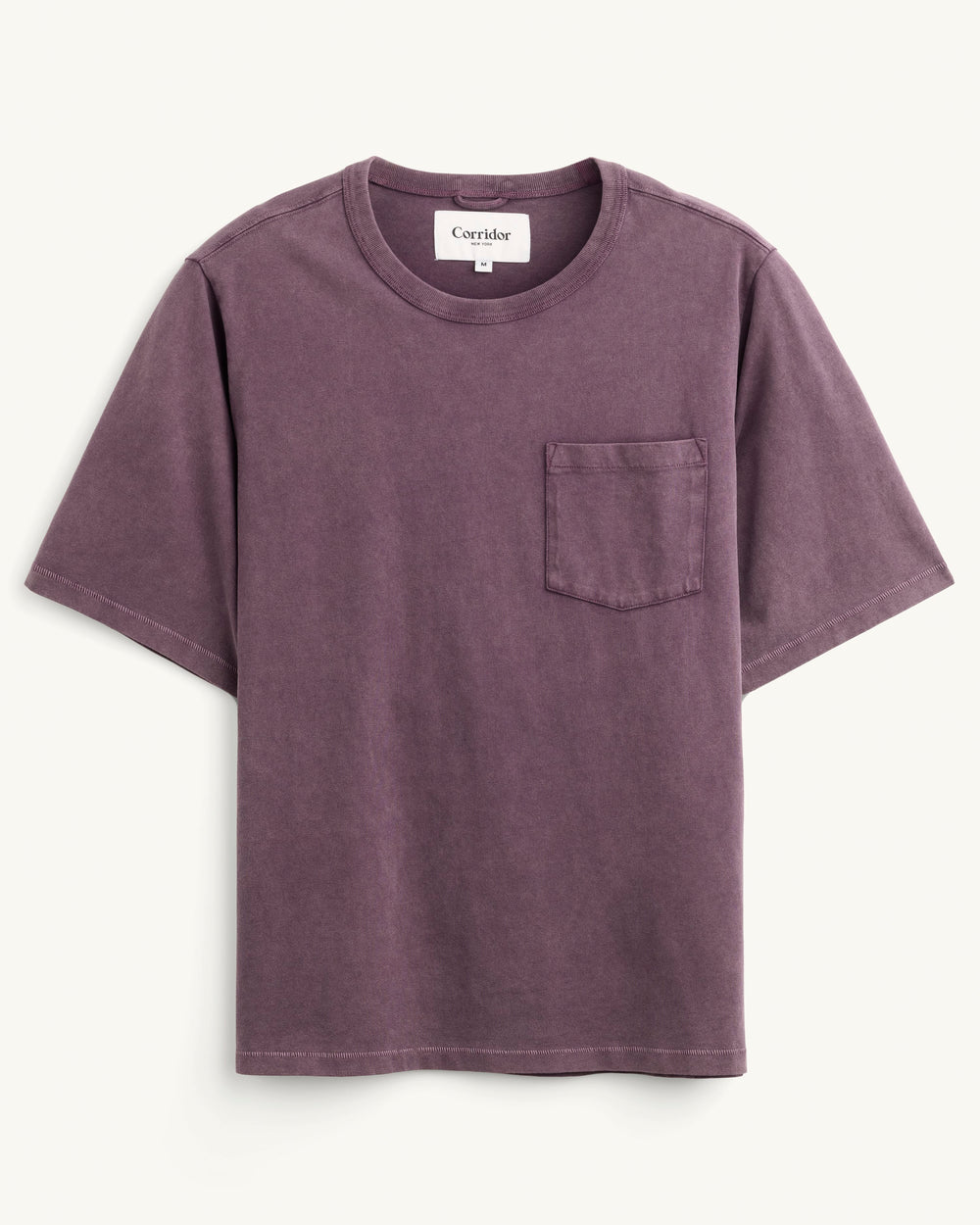 Garment Dye Tee - Wine-T-Shirt-Siena-Corridor
