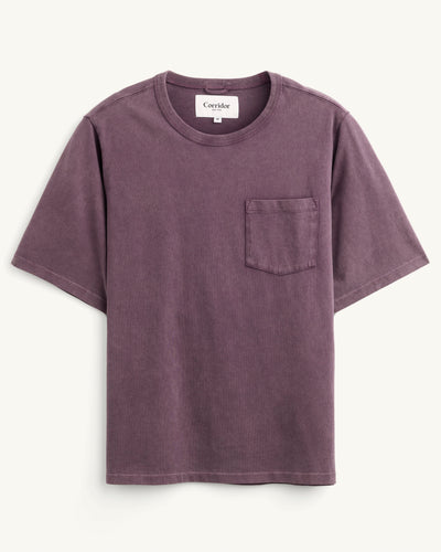 Garment Dye Tee - Wine-T-Shirt-Siena-Corridor