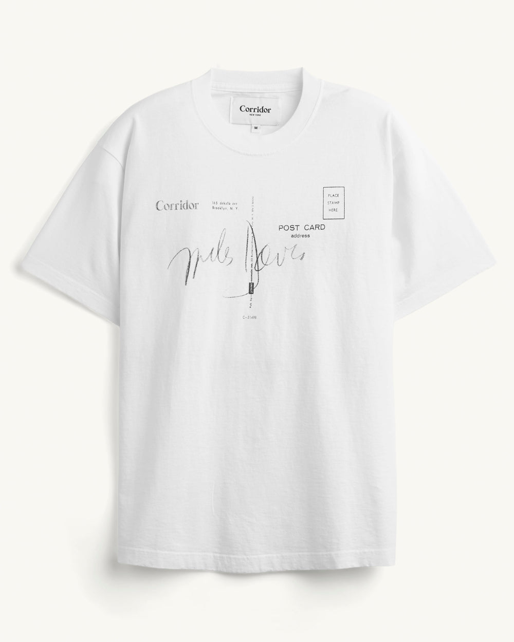 Postcard T-Shirt - White