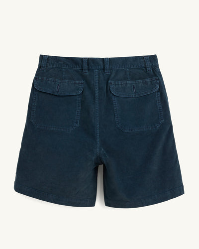 Cord Camp Shorts - Navy-Short-Real-Corridor