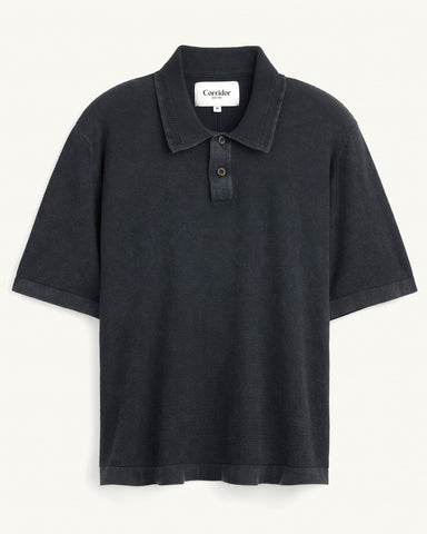 Knit Polo - Black