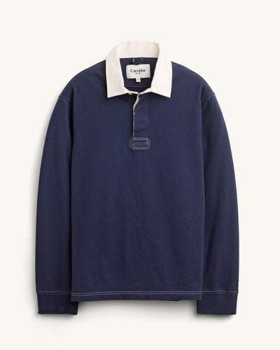 Rugby LS - Navy-Jersey Polo-Siena-Corridor