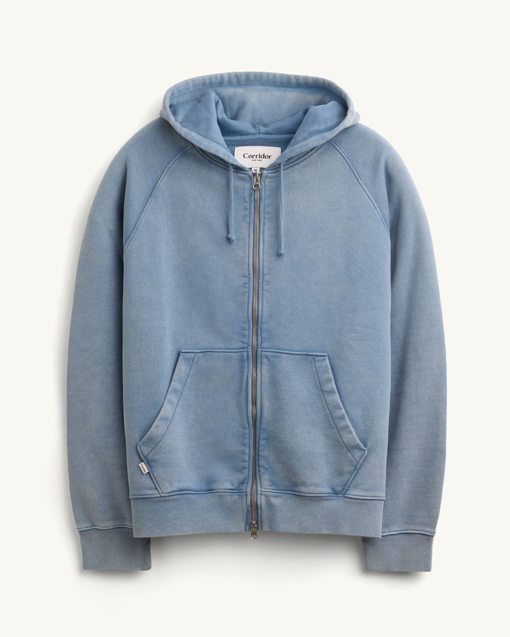 Heavyweight Zip Hoodie - Indigo-Sweatshirt-Siena-Corridor