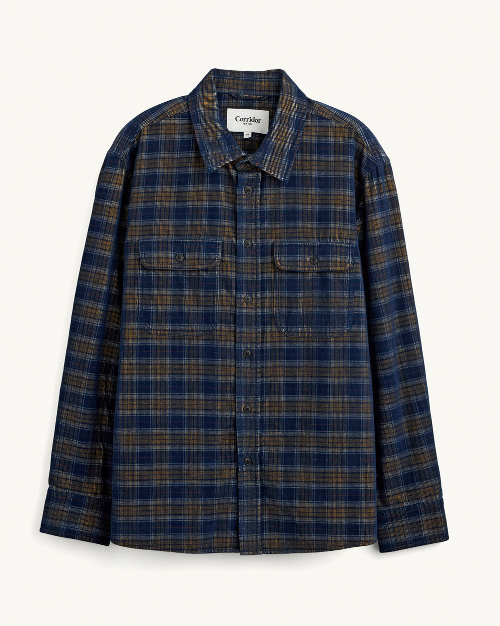 Plaid Cord LS