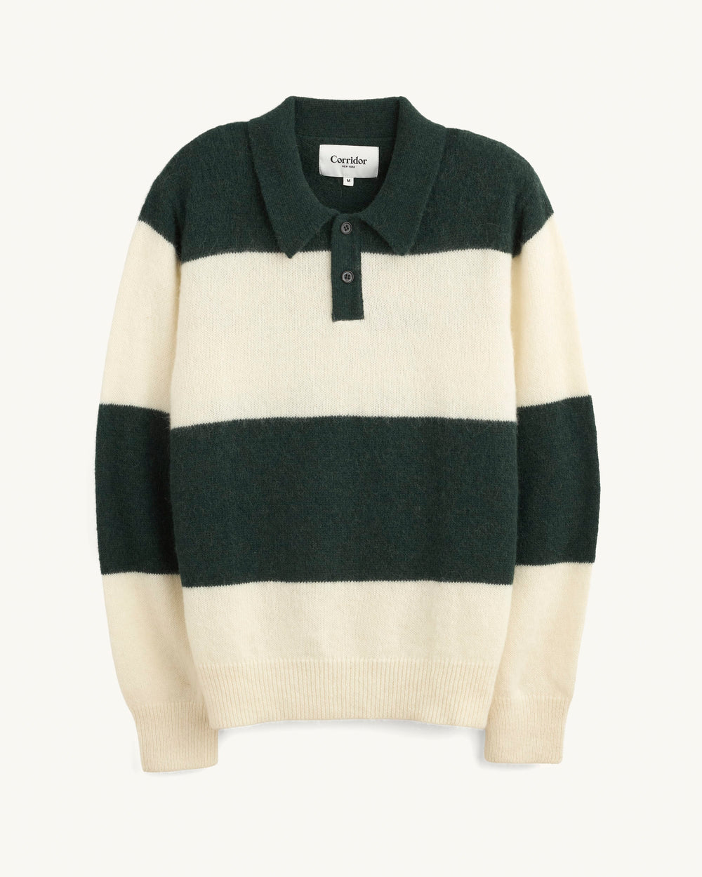 Brushed Knit Rugby - Green