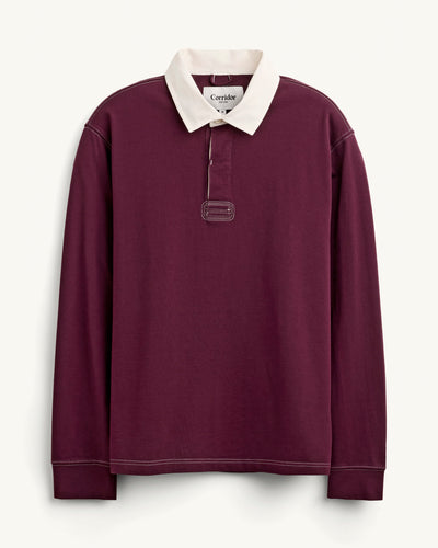Rugby LS - Wine-Jersey Polo-Siena-Corridor