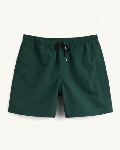 Nylon Drawstring Shorts - Spruce