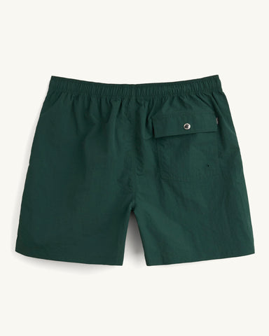 Nylon Drawstring Shorts - Spruce