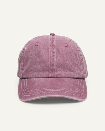 Garment Washed Cap - Purple
