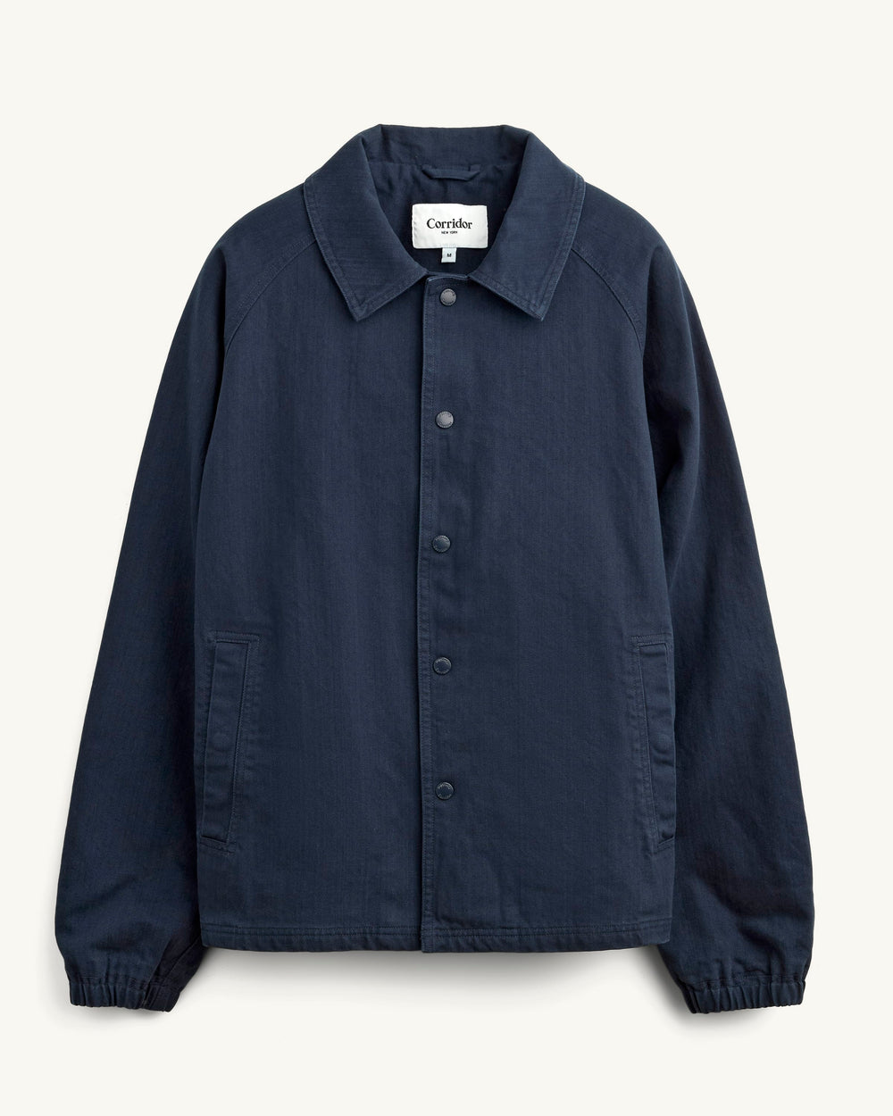 Garment Dyed Coach Jacket - Navy – Corridor