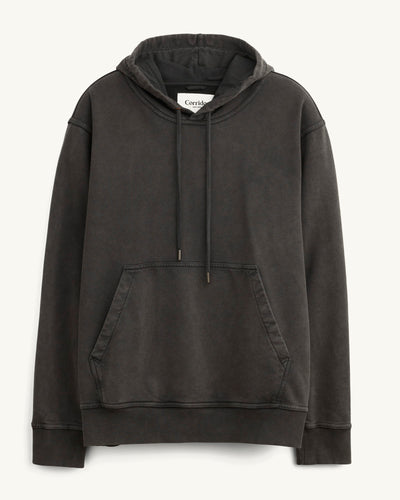 French Terry Hoodie - Black-Sweatshirt-Siena-Corridor
