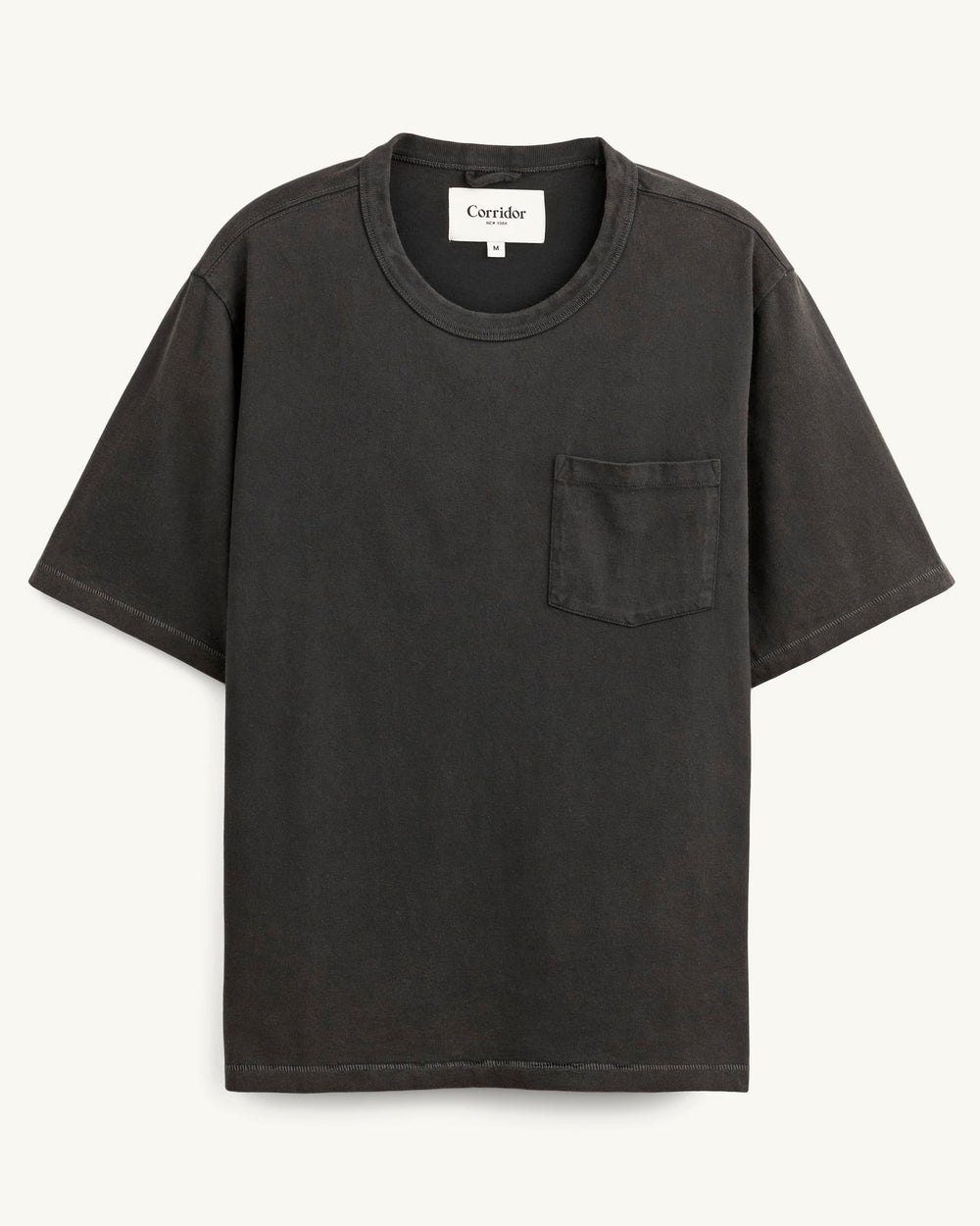 Garment Dye Tee - Black-T-Shirt-Siena-Corridor