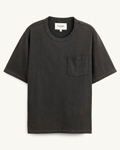 Garment Dye Tee - Black-T-Shirt-Siena-Corridor