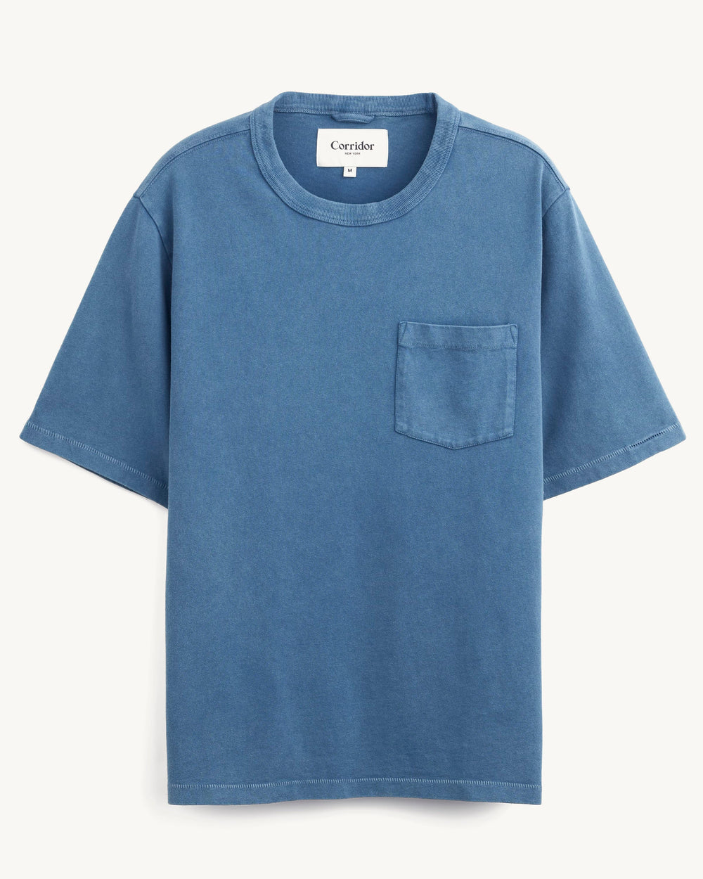 Garment Dye Tee - Indigo-T-Shirt-Siena-Corridor