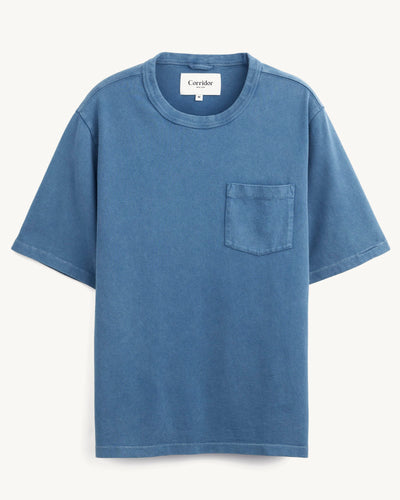 Garment Dye Tee - Indigo-T-Shirt-Siena-Corridor